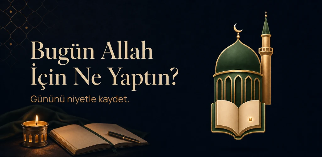 Bugün Allah İçin Ne Yaptın? Google Play tanıtım bannerı